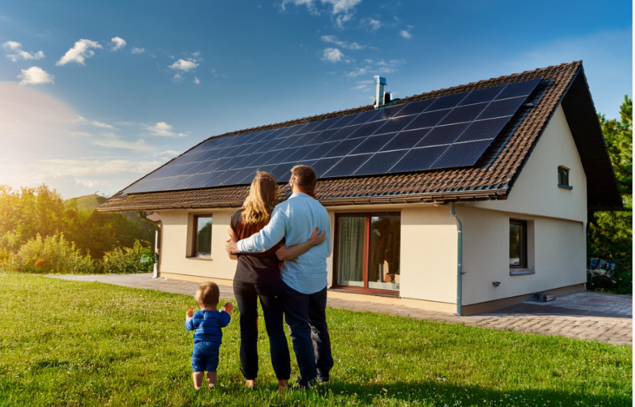 Installation de panneaux photovoltaïques sur toiture Exemple de travaux d’énergie solaire soumis à autorisation d’urbanisme